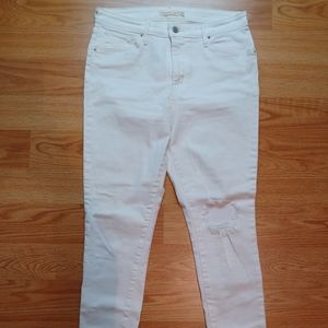 Crisp White Levis